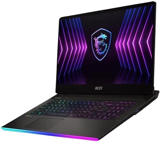 MSI gaming laptop with RGB lighting from the best laptop shop in Calicut